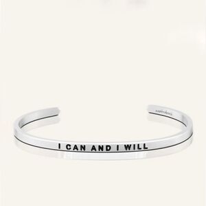 MantraBand I Can And I Will Cuff Bracelet